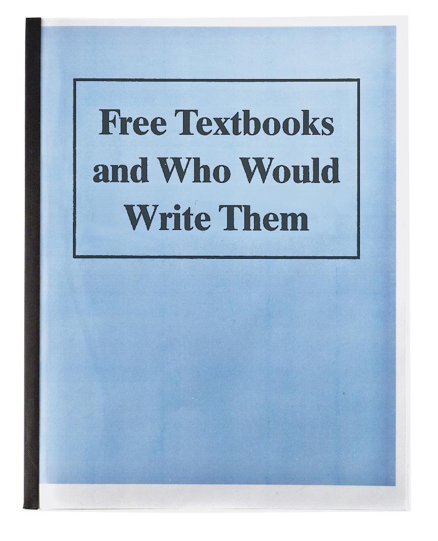 Can Textbooks Ever Really Be Free