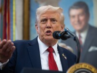 President Trump speaks in the Oval Office on Tuesday.