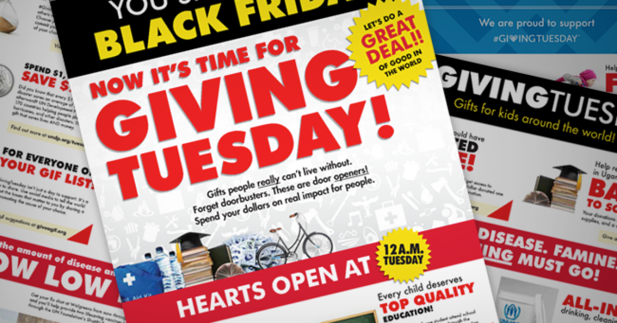 For Giving Tuesday U N Foundation Takes A Page From Retail Ads