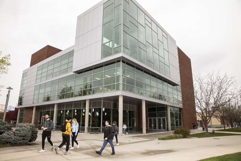 The Boise State campus