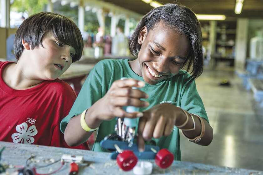 IF YOU BUILD IT, THEY WILL COME: With classes like Junk Drawer Robotics, in which 4-H members create their own automatons, the venerable youth charity is boosting its appeal to modern kids.