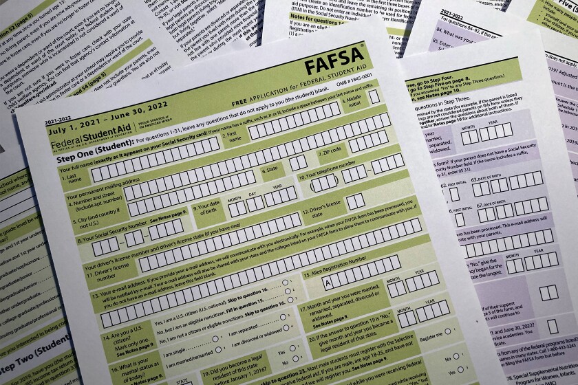 Buckle Up: FAFSA-Processing Delays Are Coming