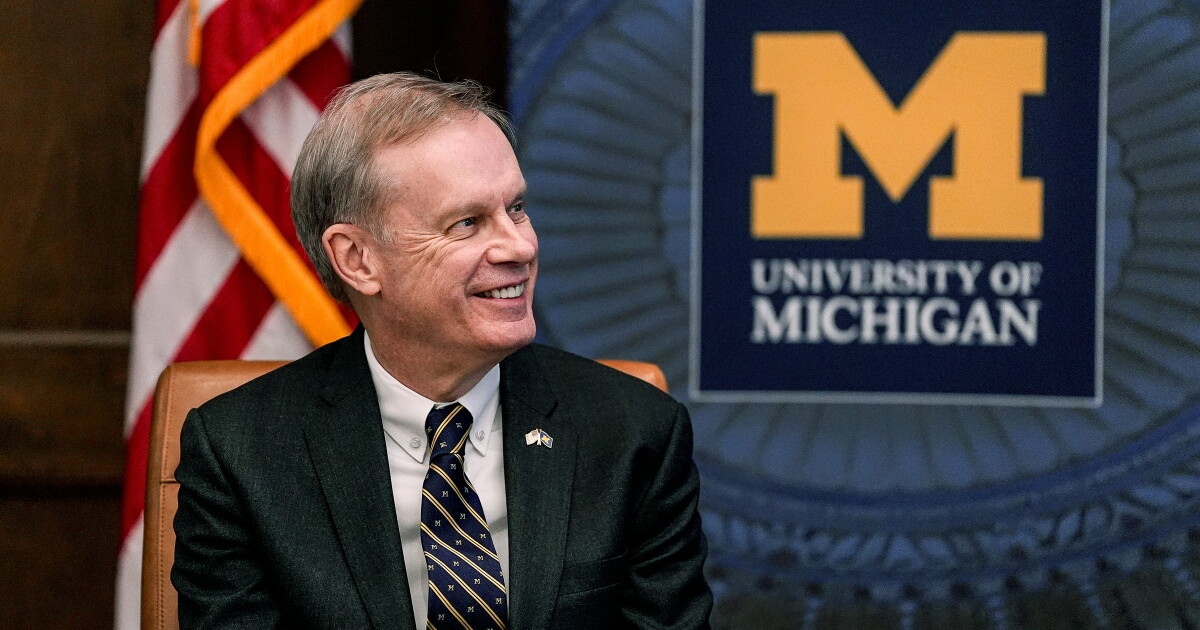 U. of Michigan’s Incoming President Has Brain Cancer and Won’t Take Office