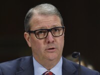 University of Kansas Chancellor Dr. Douglas Girod testifies during a Senate Commerce subcommittee hearing on Capitol Hill in Washington, Tuesday, Feb. 11, 2020, on intercollegiate athlete compensation.