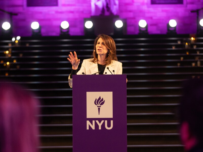 NYU President Linda Mills