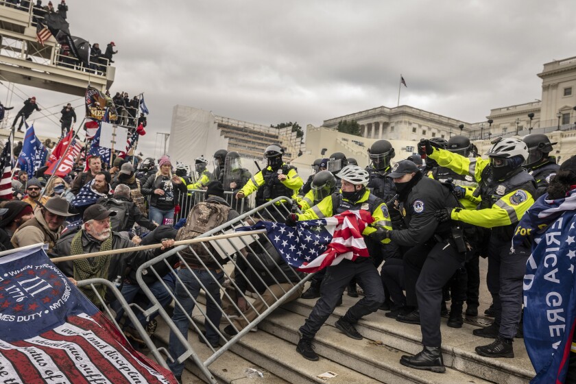Pro-Trump Rally in Washington DC on Day of the Electoral College Count