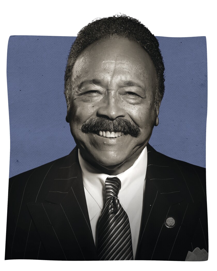 Hampton University President portrait William Harvey <br/>
