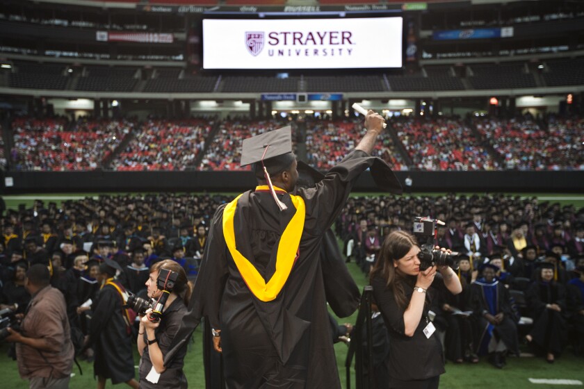 Strayer Education Inc., the for-profit parent of Strayer U., is merging with the Capella Education Company, another for-profit. The deal is just the latest development in what has become an increasingly volatile sector.