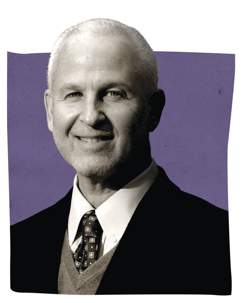 Northwestern University President portrait Morton O. Schapiro
