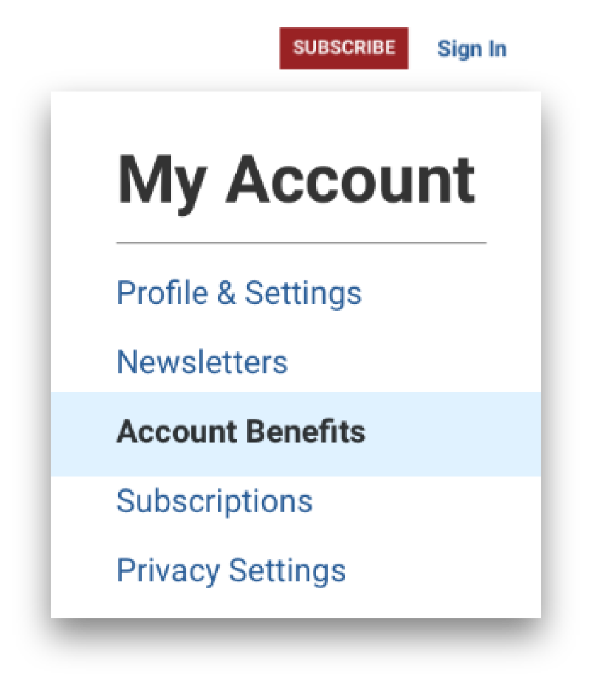 Subscription Account FAQ