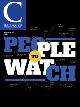 Cover of the September 4, 2026, print issue of The Chronicle of Higher Education