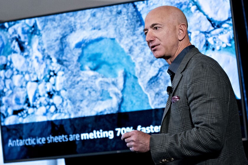 Amazon.com Inc. CEO Jeff Bezos Speaks At The National Press Club