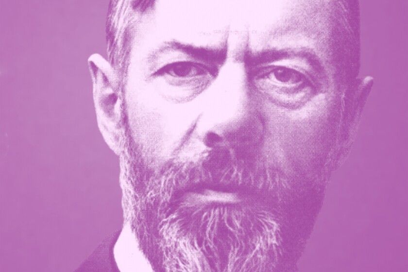 German sociologist and historian Max Weber
